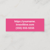 Innov8tive Posh mini-visitekaartje Mini Visitekaartje (Achterkant)