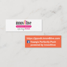 Innov8tive Posh mini-visitekaartje Mini Visitekaartje