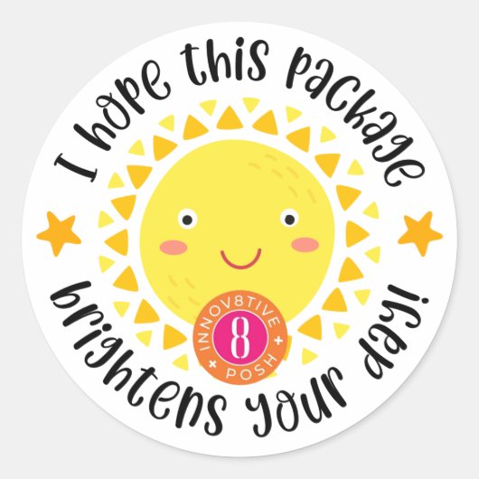 Innov8tive Posh sunshine Package sticker (Voorkant)