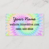 Innov8tive Posh tie visitekaartje design (Achterkant)