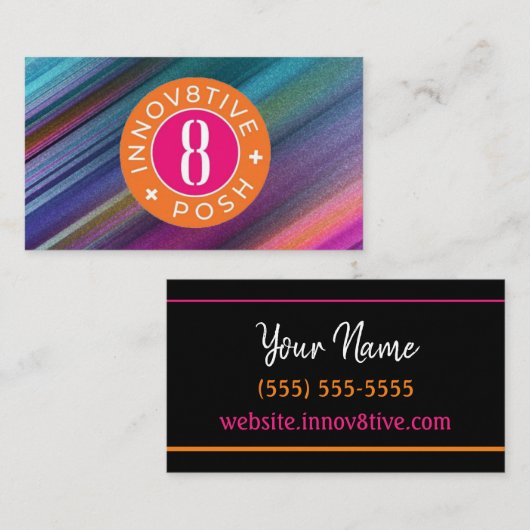 Innov8tive Posh visitekaartje (Voorkant / Achterkant)