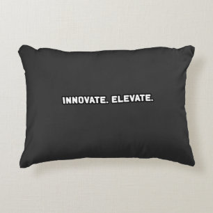Innovate Elevate Growth Mindset Visionaire vooruit Accent Kussen
