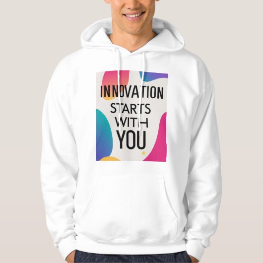 Innovatie begint bij jezelf hoodie (Voorkant)