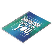 Innovatie begint bij jou optie 3 notitieboek (Linkerzijde)