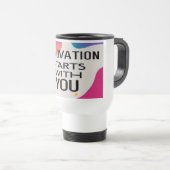 Innovatie begint bij jou reisbeker (Voorkant rechts)