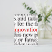 Innovatie Briefkaart (Staand voorkant)