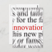 Innovatie Briefkaart (Voorkant / Achterkant)