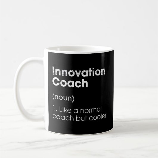 Innovatie Coach Definitie Innovator Humor Strate Koffiemok (Links)
