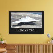 Innovatie: Inspirerend citaat 1 Canvas Afdruk (Insitu (Woonkamer))