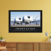 Innovatie: Inspirerend citaat 2 Canvas Afdruk (Insitu (Woonkamer))