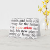 Innovatie Kaart (Gele Bloem)