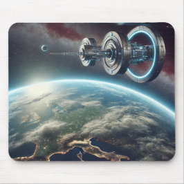 innovatie-Muismat in een baan om de aarde Muismat