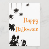 Innovatie Volwassen Halloweenfeest Programmakaart (Achterkant)