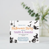 Innovatie Volwassen Halloweenfeest Uitnodiging Briefkaart (Staand voorkant)