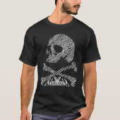 Innovatief Skull and Crossbones Logo Design T-shirt (Voorkant)