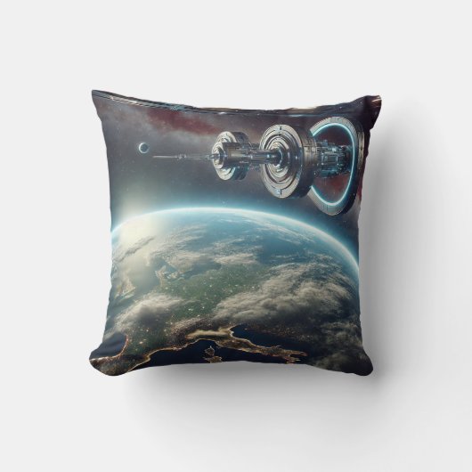 innovatiekussen in een baan om de aarde kussen (Voorkant)