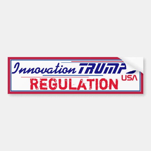 Innovatiestreeften Bumpersticker (Voorkant)