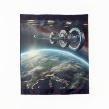 innovatietapijt in een baan om de aarde