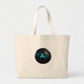 Innovatieve AI-visie Grote Tote Bag (Voorkant)