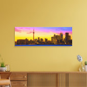 Innovatieve Dezynz's "TDOT SKYLINE" Canvas kunst a (Insitu (Woonkamer))