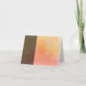 Innovatieve horizontale Abstracte bedankkaarten Bedankkaart (Voorkant)