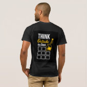Innovatieve Mentaliteit Quote T-shirt (Achterkant volledig)