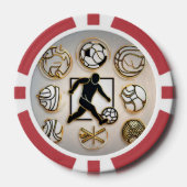 "Innovatieve sportlooks" Poker Chips (Voorkant)
