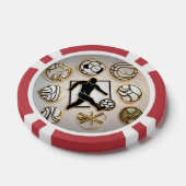 "Innovatieve sportlooks" Poker Chips (Enkel)