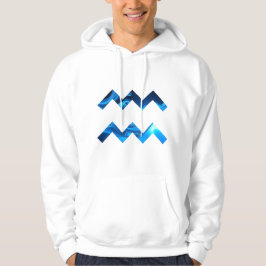 Innovatieve Waterman Flow – elektrisch blauw Hoodie