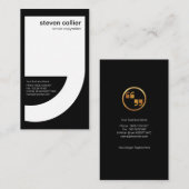 Innovatieve witte grove prijsaanduiding Mark Copyw Visitekaartje (Voorkant / Achterkant)