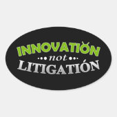 Innovation NOT Litigation Sticker (Voorkant)