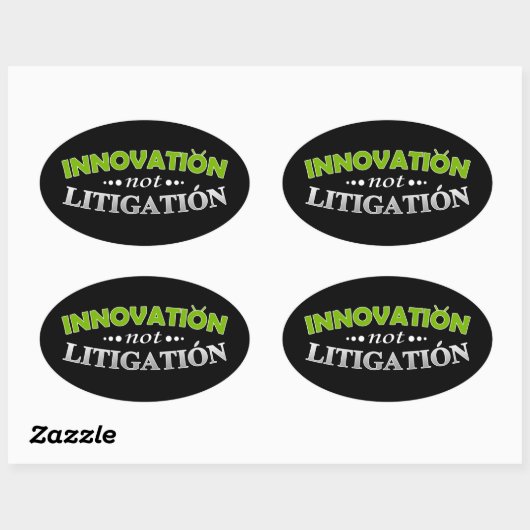 Innovation NOT Litigation Sticker (Vel)