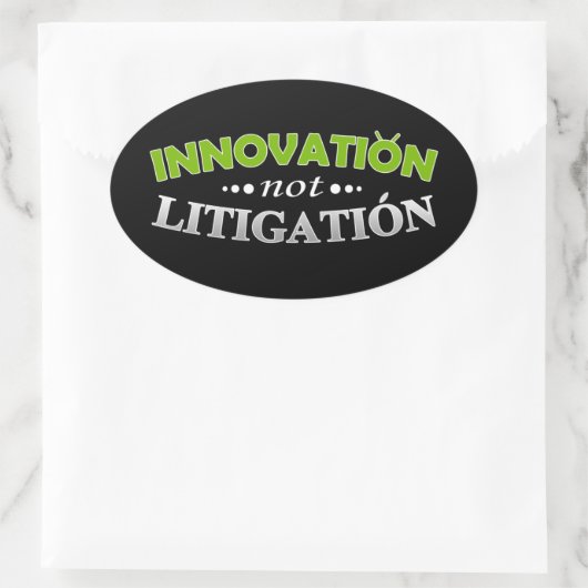 Innovation NOT Litigation Sticker (Tas)