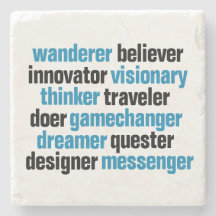 Innovator Gamechanger Visionary Dreamweaver Label 