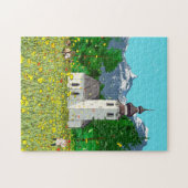 Innsbruck Austria Landscape Whimsical Art Legpuzzel (Horizontaal)