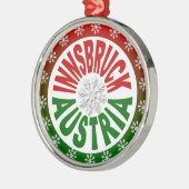 Innsbruck Austria red green ornament (Links)