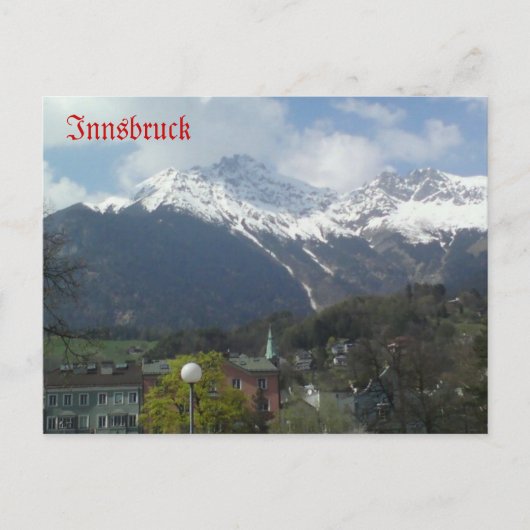Innsbruck Briefkaart (Voorkant)