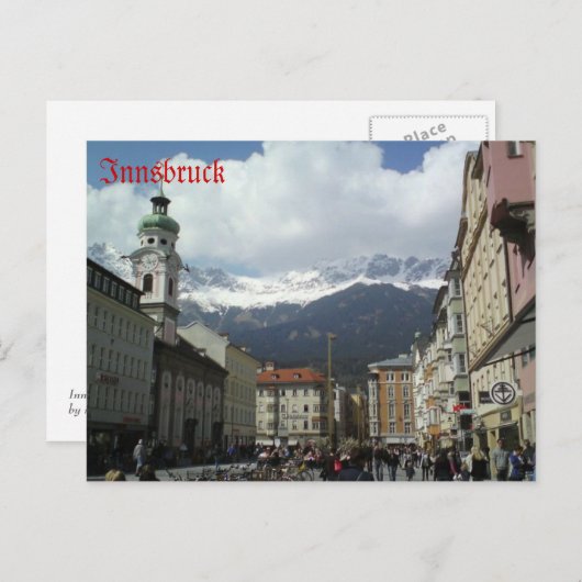 Innsbruck Briefkaart (Voorkant / Achterkant)