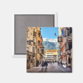 Innsbruck - fridge magneet door Velvet Escape (Voorkant / Achterkant)