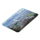 Innsbruck gezien vanaf de kabelbaan koelkastmagnee magneet (Linkerzijde)