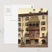 Innsbruck, Golden Porch, Tirol, Oostenrijk-Hongari Briefkaart (Voorkant / Achterkant)
