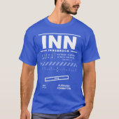 Innsbruck Kranebitten Airport INN T-shirt (Voorkant)