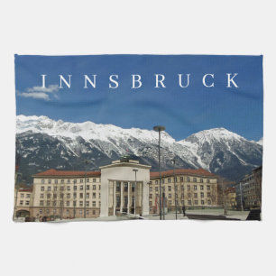 Innsbruck Liberation Memorial uitzicht theedoek