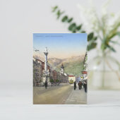Innsbruck, Maria Theresa Strasse, Tram Briefkaart (Staand voorkant)