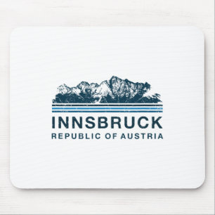 Innsbruck Oostenrijk Bergen Oostenrijks Skien Vint Muismat