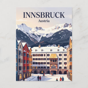 Innsbruck, Oostenrijk Briefkaart