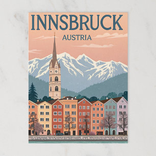 INNSBRUCK, OOSTENRIJK BRIEFKAART