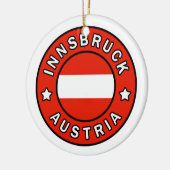 Innsbruck Oostenrijk Keramisch Ornament (Links)