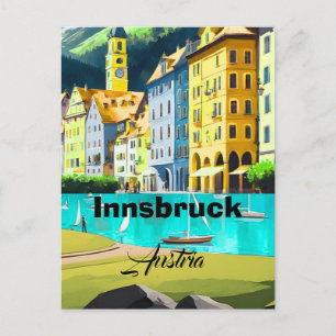 Innsbruck Oostenrijk Reisansichtkaart Kunst, Ooste Briefkaart