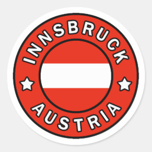 Innsbruck Oostenrijk Ronde Sticker
